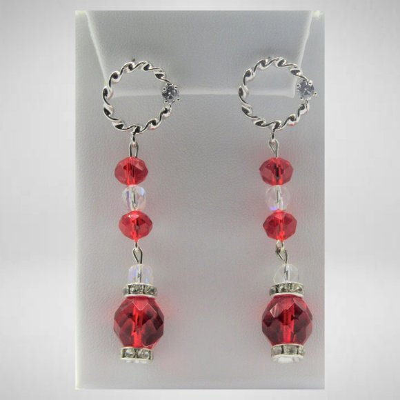 PRINCESS IN RED Beaded Jewelry Set - Picture 6 of 6